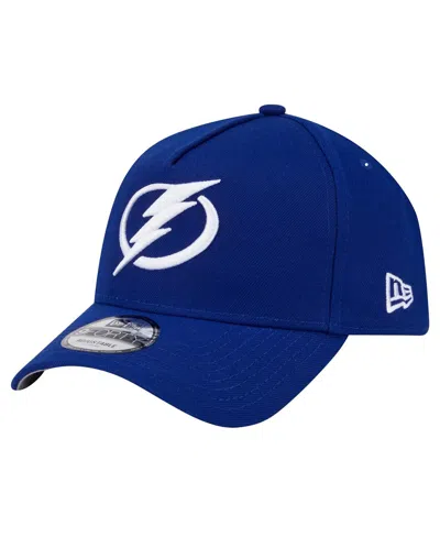 New Era Men's Blue Tampa Bay Lightning Core A-frame 9forty Adjustable Hat