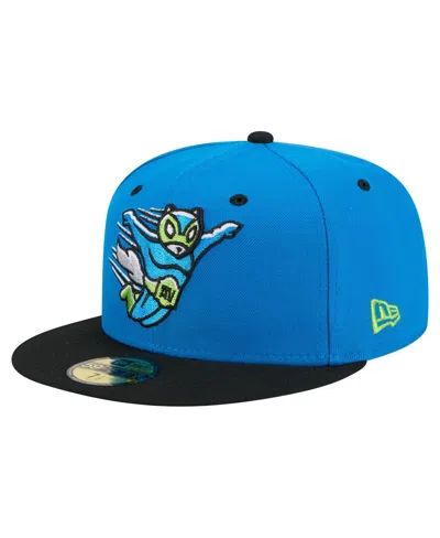 New Era Men's Blue/black Richmond Flying Squirrels Copa De La Diversion 59fifty Fitted Hat In Blue,black