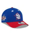 New Era Men's Blue/red San Diego Padres 2025 Mlb All-star Game Workout 9forty M-crown Adjustable Hat