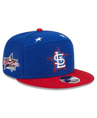 New Era Men's Blue/red St. Louis Cardinals 2025 Mlb All-star Game Workout Side Patch 9fifty Snapback Hat In Multi