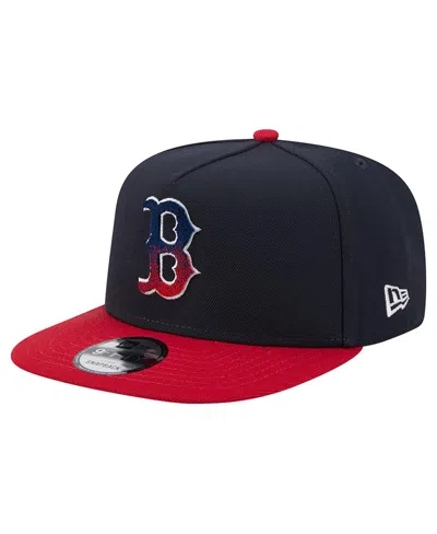 New Era Men's Boston Red Sox 9fifty Snapback Baseball Cap In Black