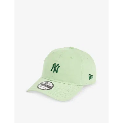 New Era Mens Bright Gree 9twenty New York Yankees Cotton Baseball Cap In Green
