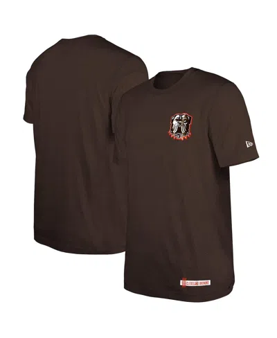 New Era Men's Brown Cleveland Browns 2024 Nfl Training Camp T-shirt