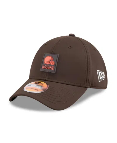 New Era Men's Brown Cleveland Browns 2025 Sideline 39thirty Flex Hat