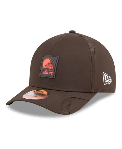New Era Men's Brown Cleveland Browns 2025 Sideline M-crown 9forty Adjustable Hat