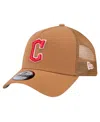New Era Khaki Baltimore Orioles A-frame 9forty Adjustable Hat In Brown