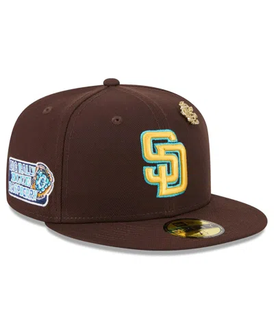 New Era Men's Brown San Diego Padres 2025 Big League Chew 59fifty Fitted Hat