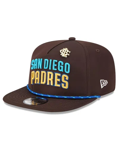 New Era Men's Brown San Diego Padres 2025 Big League Chew Golfer Snapback Hat