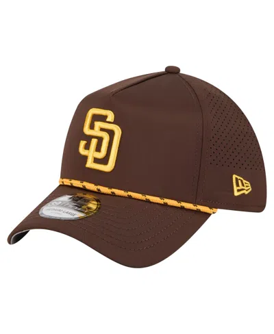 New Era Men's Brown San Diego Padres 39thirty A-frame Perforated Flex Hat