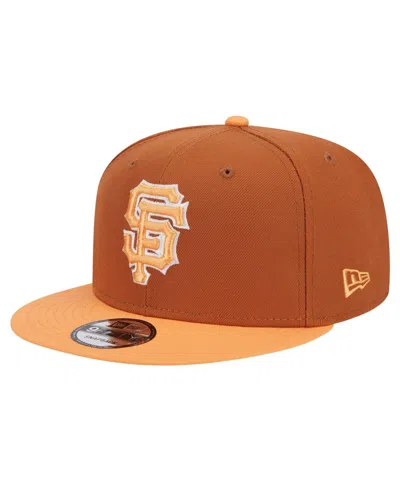New Era Men's Brown San Francisco Giants Spring Color Two-tone 9fifty Snapback Hat