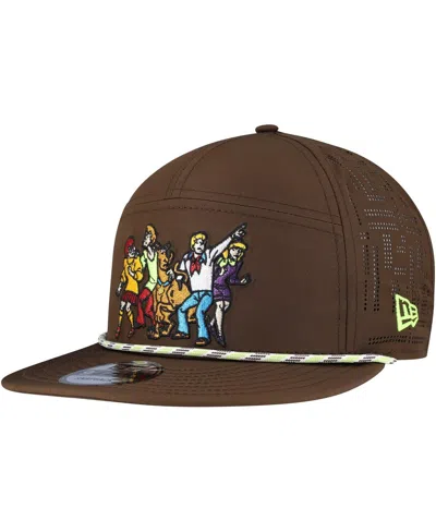 New Era Men's Brown Scooby-doo Rope Trucker 9fifty Adjustable Hat