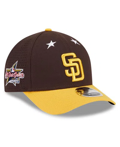 New Era Men's Brown/gold San Diego Padres 2025 Mlb All-star Game 9forty M-crown Adjustable Hat In Multi