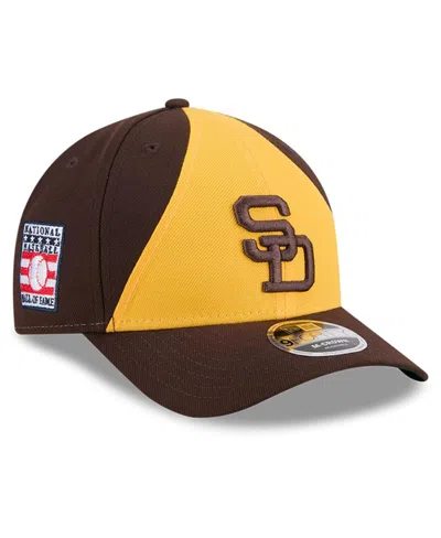 New Era Men's Brown/gold San Diego Padres Baseball Hall Of Fame 9forty M-crown Adjustable Hat In Multi