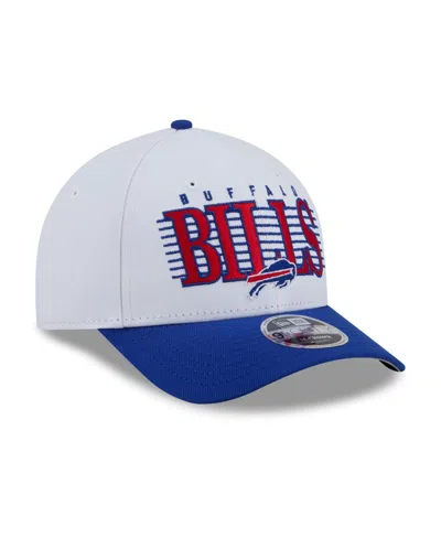 New Era Men's Buffalo Bills Team Loyal 9forty M-crown Adjustable Baseball Cap In White
