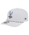 New Era Men's Bugs Bunny White Looney Tunes Rope 9seventy Stretch-snap Adjustable Hat