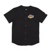 New Era Men's Buttons Jacket Nba Team Logo Jersey Loslak Black/true Purple In Black