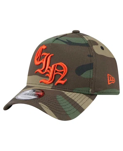 New Era Men's Camo Cincinnati Bengals Mystic Camo A-frame 9forty Adjustable Hat