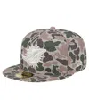 New Era Men's Camo Miami Dolphins Geo 59fifty Fitted Hat In Camo