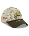 New Era Men's Camo/dark Green/dark Green Philadelphia Eagles 2025 Salute To Service 39thirty Flex Hat In Green