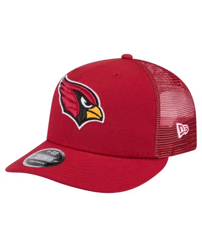 New Era Men's Cardinal Arizona Cardinals Low Profile 9fifty Snapback Hat In Red