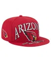 New Era Men's Cardinal Arizona Cardinals Oversized 59fifty Fitted Hat In Red