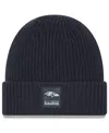 New Era Men's Charcoal Baltimore Ravens 2025 Sideline Cold Weather Cuffed Knit Hat In Black