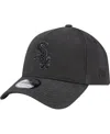 New Era Men's Charcoal Chicago White Sox Logo Essentials 9forty A-frame Adjustable Hat