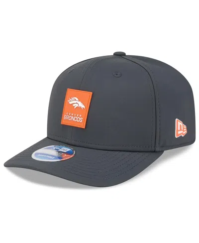 New Era Men's Charcoal Denver Broncos 2025 Sideline Cold Weather 9seventy Adjustable Hat In Gray