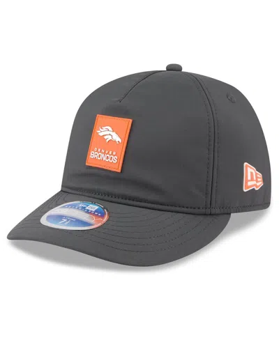 New Era Men's Charcoal Denver Broncos 2025 Sideline Cold Weather 9forty M-crown Adjustable Hat In Gray