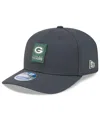 New Era Men's Charcoal Green Bay Packers 2025 Sideline Cold Weather 9seventy Adjustable Hat In Gray