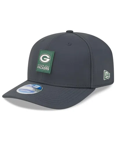 New Era Men's Charcoal Green Bay Packers 2025 Sideline Cold Weather 9seventy Adjustable Hat In Gray