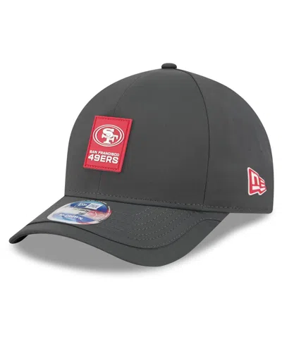 New Era Men's Charcoal San Francisco 49ers 2025 Sideline Cold Weather 9forty M-crown Adjustable Hat In Gray