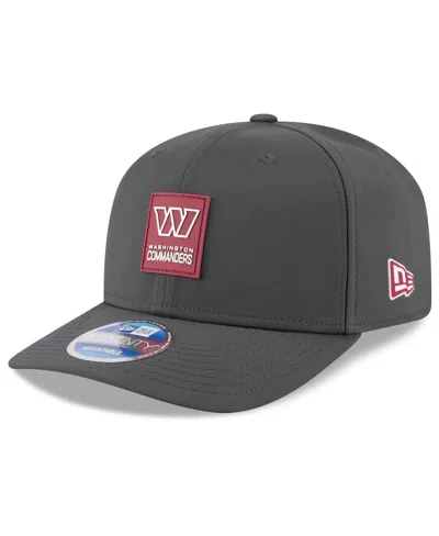 New Era Men's Charcoal Washington Commanders 2025 Sideline Cold Weather 9seventy Adjustable Hat In Gray