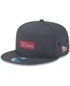 New Era Men's Charcoal Washington Commanders 2025 Sideline Cold Weather Split Panel 9fifty Snapback Hat In Gray