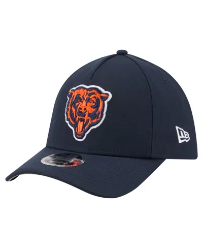 New Era Men's Chicago Bears 39thirty Stretch Fit Baseball Cap In Navy