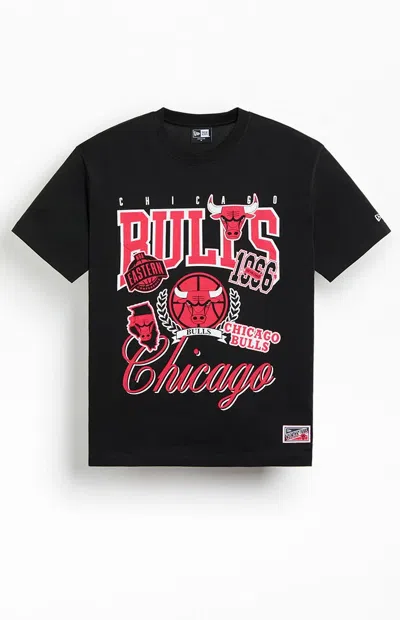 New Era Men's Chicago Bulls Sports Class T-shirt In Black