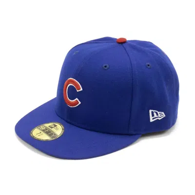 New Era Men's Chicago Cubs Authentic Collection 59fifty Fitted Cap In Royal Blue