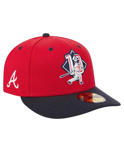 New Era Men's Chipper Jones Red Atlanta Braves 59fifty Fitted Hat