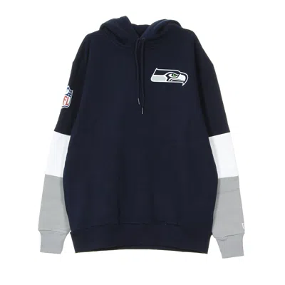 New Era Men's Color Block Hoody Seasea Obsidian Blue/original Team Colors