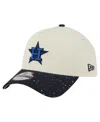 New Era Men's Cream Houston Astros Speckle A-frame 9forty Adjustable Hat