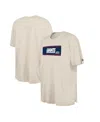New Era Men's Cream New York Giants Third Down Big Tall Historic T-shirt In Cream