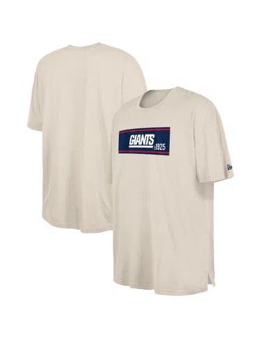New Era Men's Cream New York Giants Third Down Big Tall Historic T-shirt