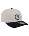 New Era Men's Cream New York Yankees Loyal 9seventy Adjustable Hat In White