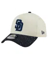 New Era Men's Cream San Diego Padres Speckle A-frame 9forty Adjustable Hat