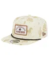 New Era Men's Cream San Francisco 49ers Desert Rose 19twenty Adjustable Hat In Yellow