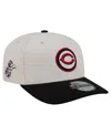 New Era Men's Cream/black Cincinnati Reds Loyal 9seventy Adjustable Hat In Neutral