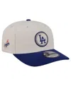 New Era Men's Cream/dark Blue Los Angeles Dodgers Loyal 9seventy Adjustable Hat In Multi