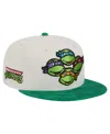 New Era Men's Cream/green Teenage Mutant Ninja Turtles 9fifty Snapback Hat In Cream,green