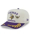 New Era Men's Cream/purple Minnesota Vikings 2025 Nfl Draft A-frame 9fifty Snapback Hat