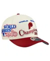 New Era Men's Cream/red Philadelphia Phillies World Series 9forty M-crown A-frame Adjustable Hat In White